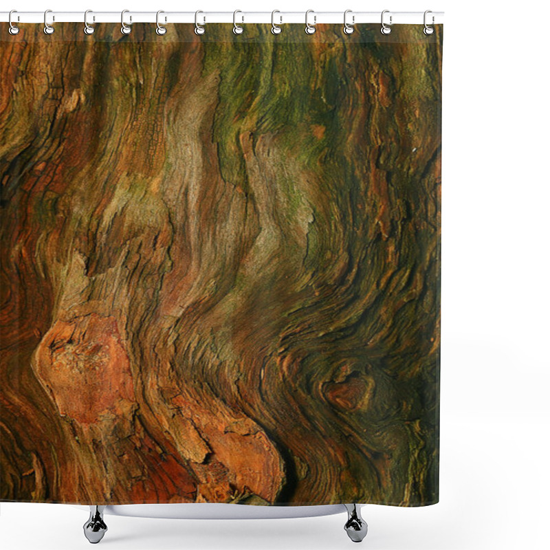 Personality  Wood Background Texture Old Tree Shower Curtains