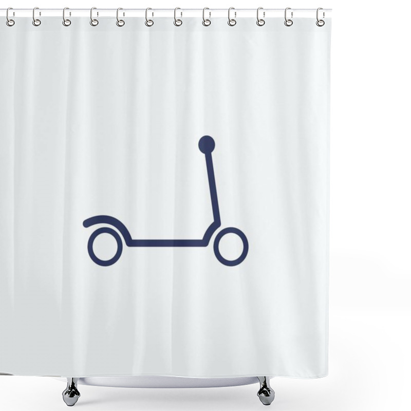 Personality  Vector Icon Isolated On White Background Shower Curtains