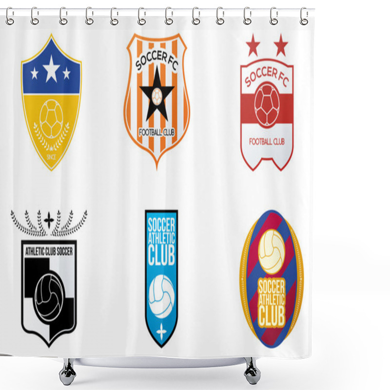 Personality  Sport Emblem Shower Curtains