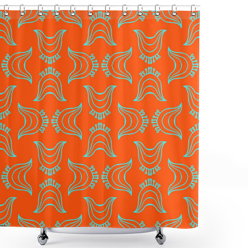 Personality  Modern Stilization Of Traditional Chinese Pattern Shower Curtains