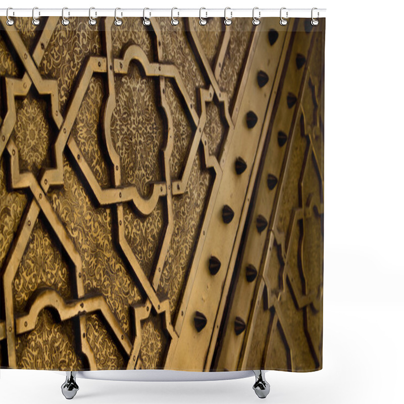 Personality  Morocco Golden Gate Shower Curtains