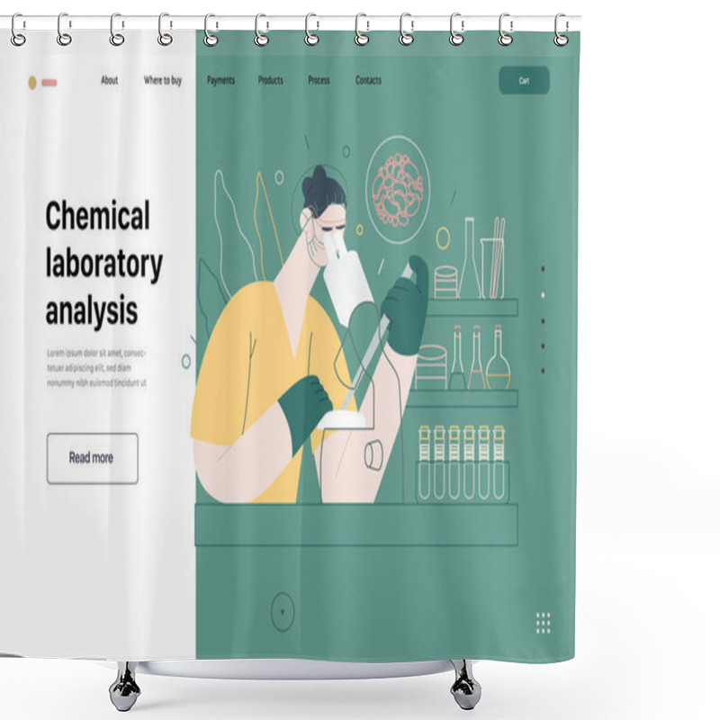 Personality  Test Tube Baby - Medical Insurance Web Template Shower Curtains