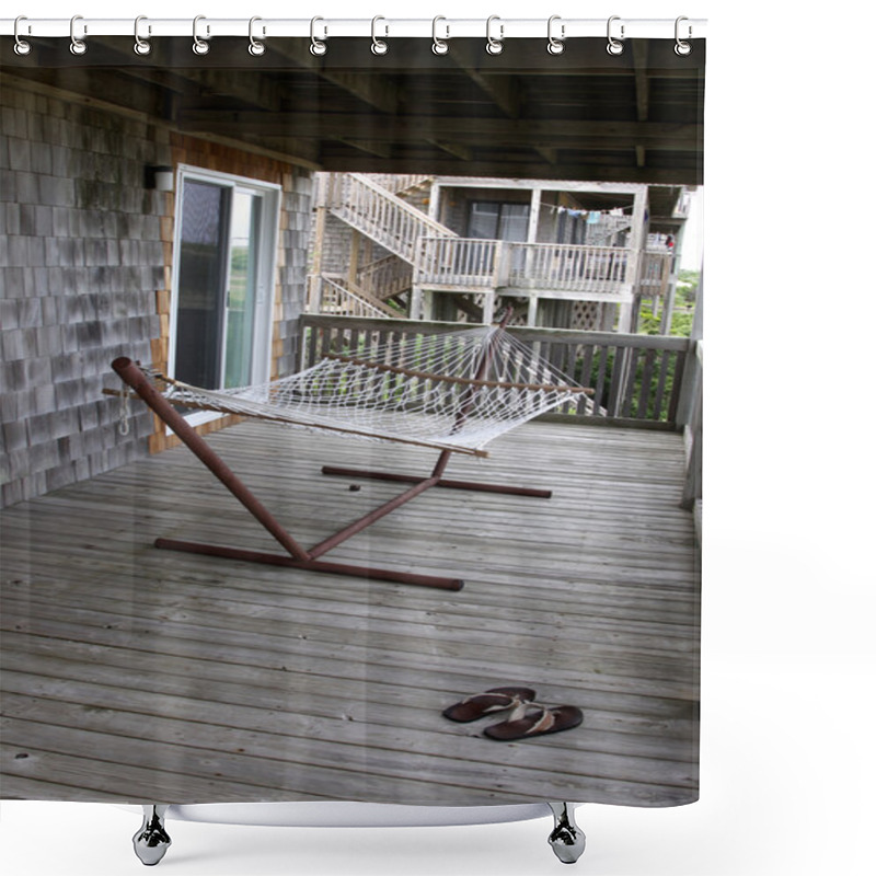 Personality  Outer Banks Hammock Shower Curtains