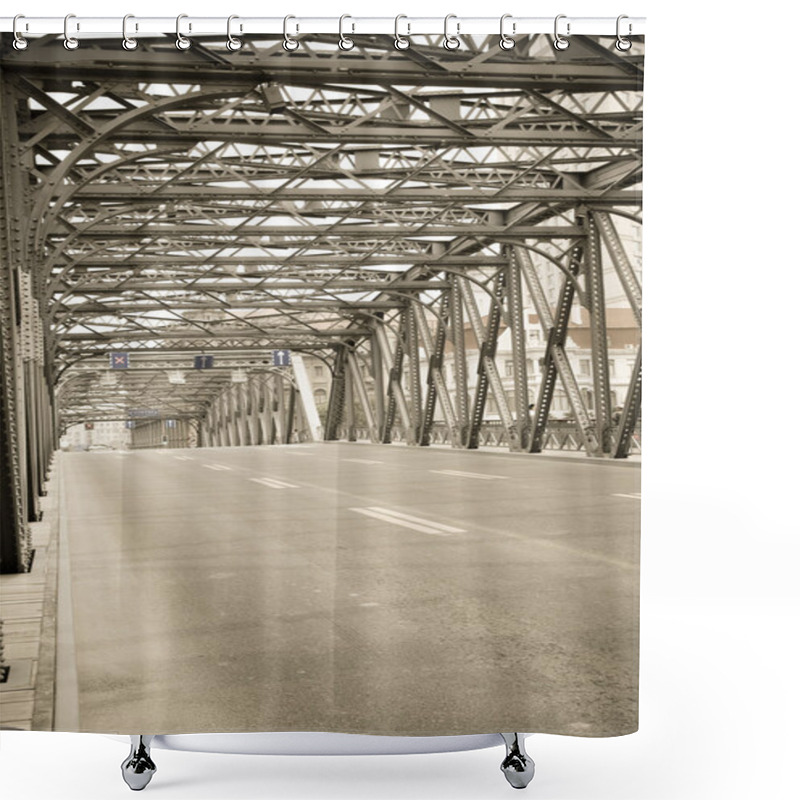 Personality  Old Bridge In Shanghai Shower Curtains