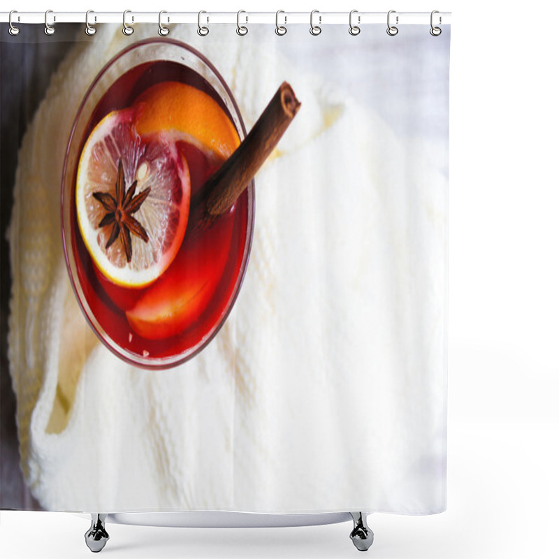 Personality  Mulled Wine  Shower Curtains