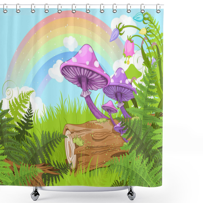 Personality  Fantasy Landscape Shower Curtains