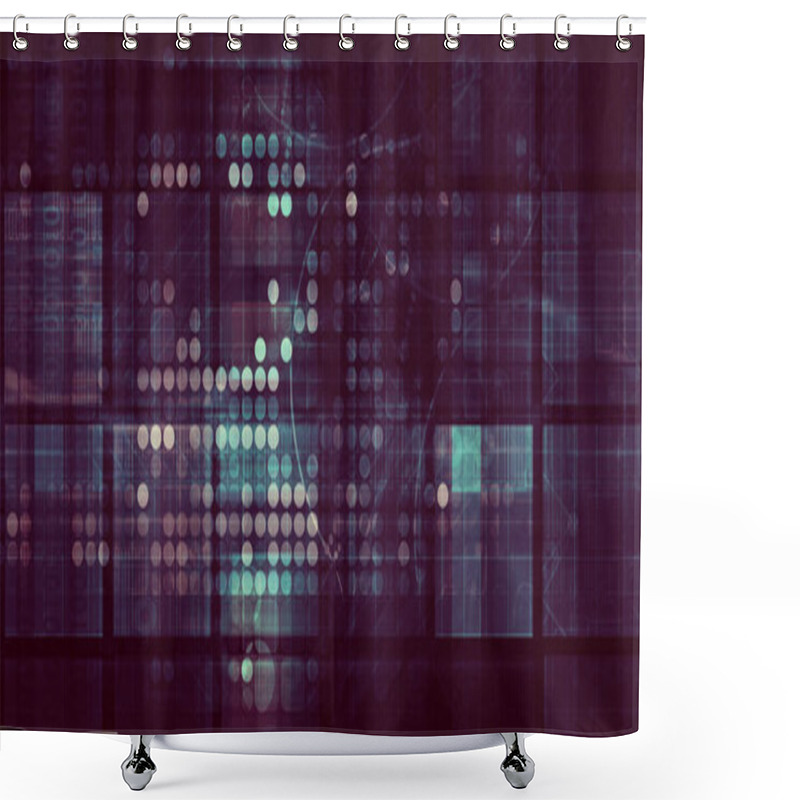 Personality  Business Data Analytics Shower Curtains