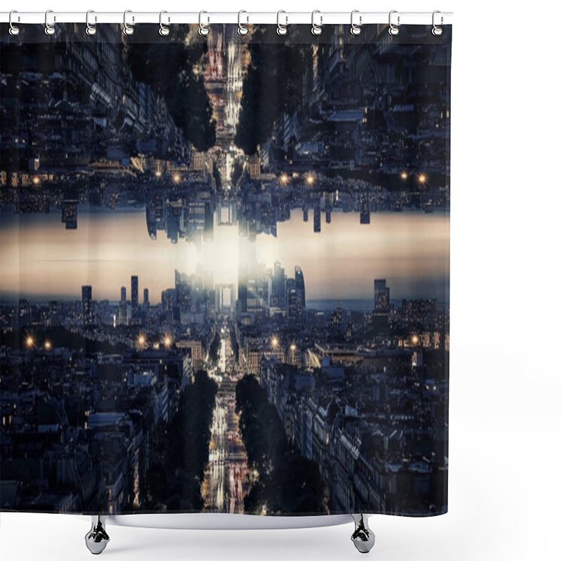 Personality  Parallel Universe Science Theory Shower Curtains