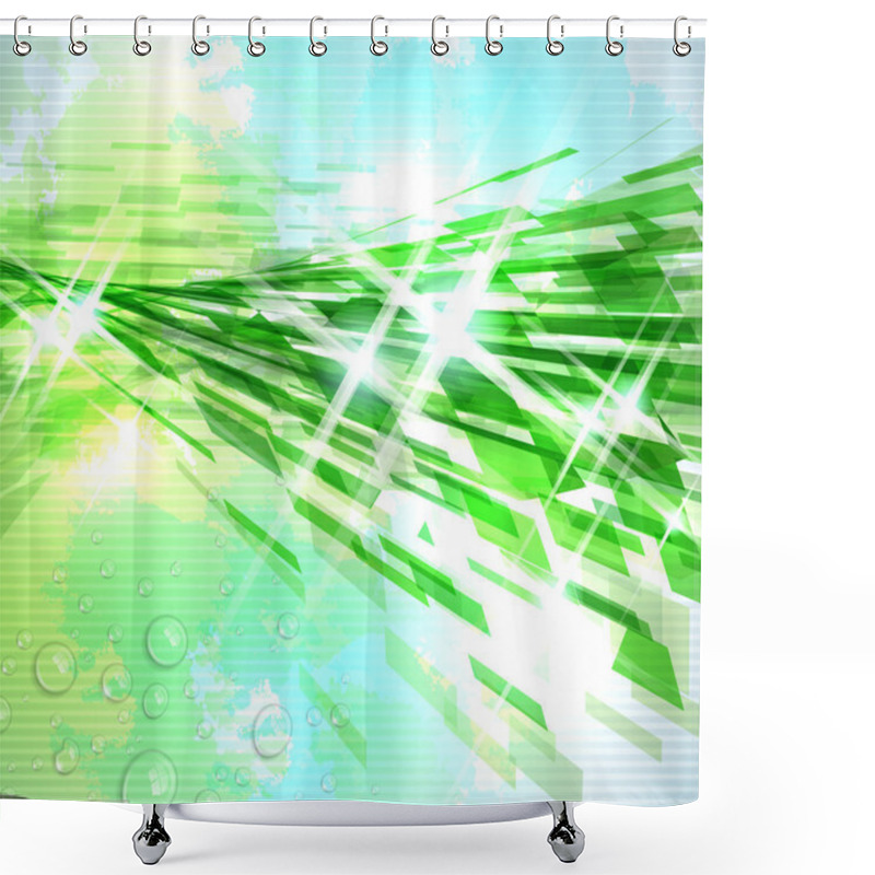 Personality  Abstract Background Shower Curtains