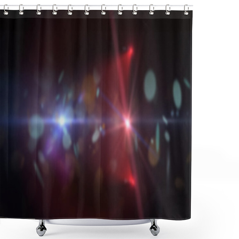 Personality  Optical Flares Shower Curtains