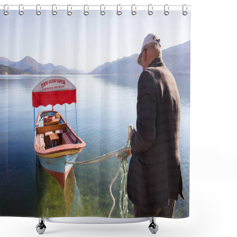 Personality  Touristic Boat Shower Curtains