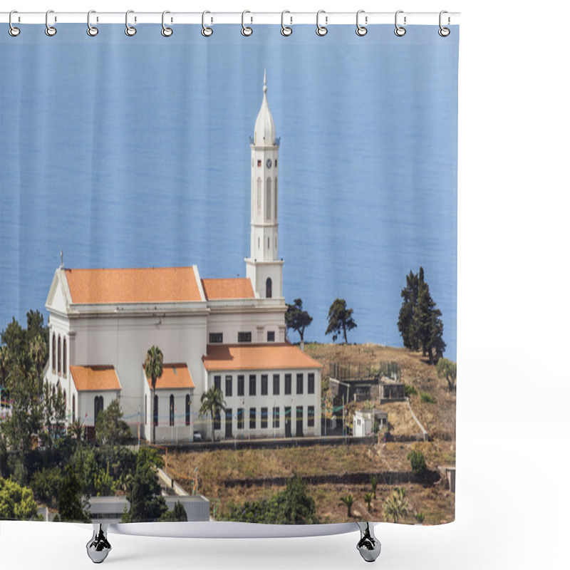 Personality  Funchal, Madeira island, Portugal shower curtains