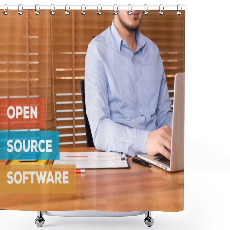 Personality  OPEN SOURCE SOFTWARE CONCEPT Shower Curtains