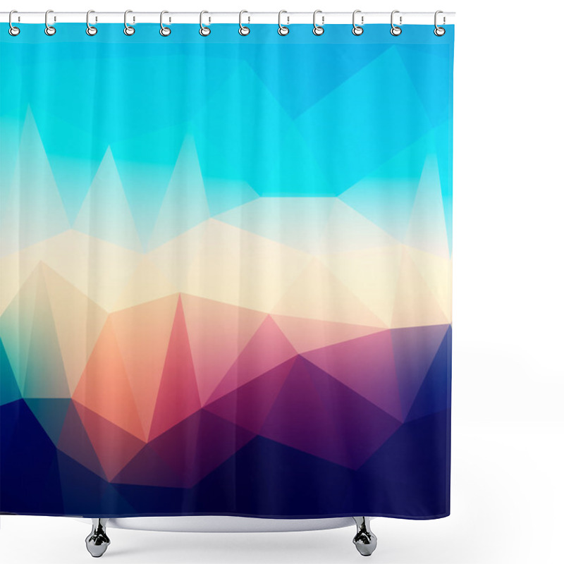 Personality  Abstract  Morning Background Shower Curtains