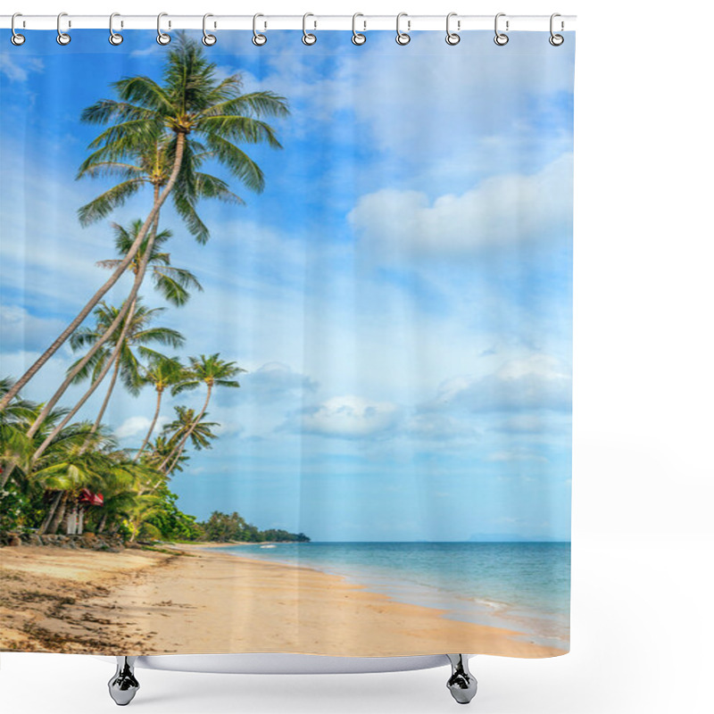 Personality  Bang Po Beach In Koh Samui, Thailand. Shower Curtains