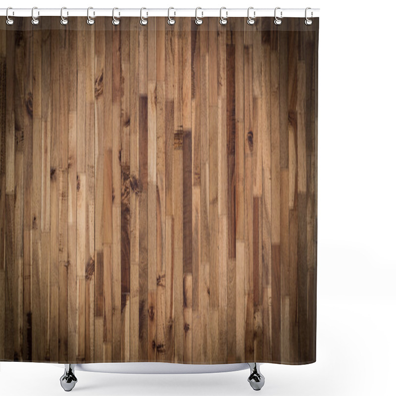 Personality  Timber Wood Wall Barn Plank Texture Background Shower Curtains