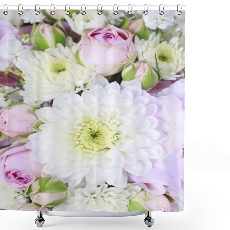 Personality  How To Make Wedding Floral Arrangement With Peonies, Roses,  Shower Curtains