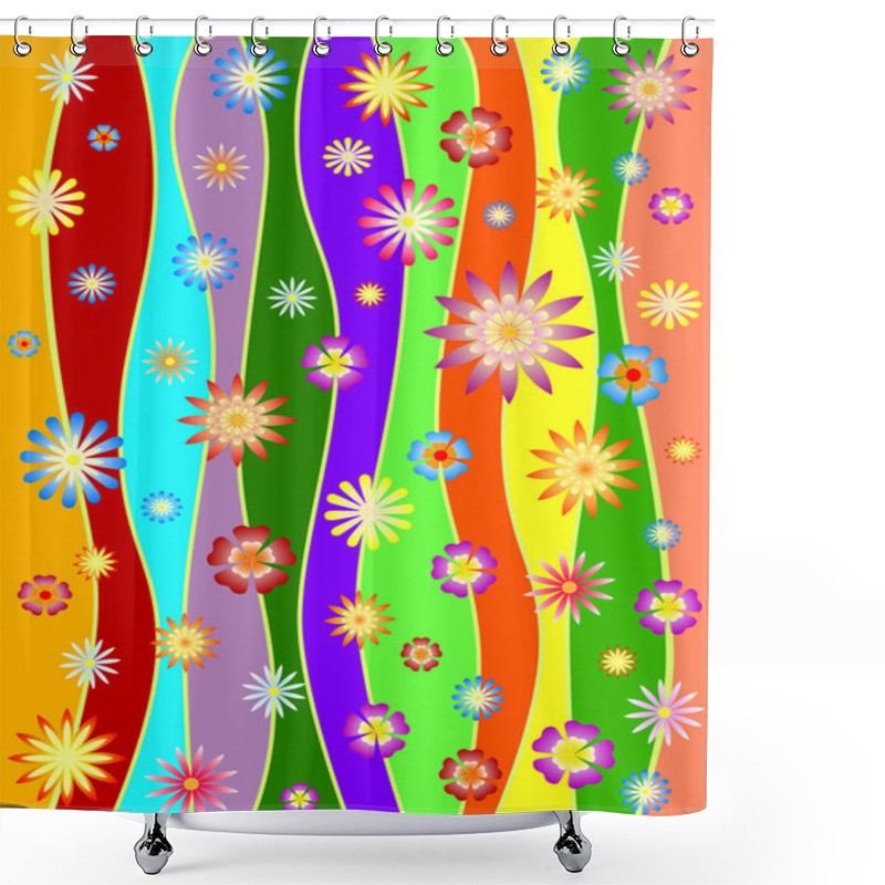 Personality  Spring In Colours Shower Curtains