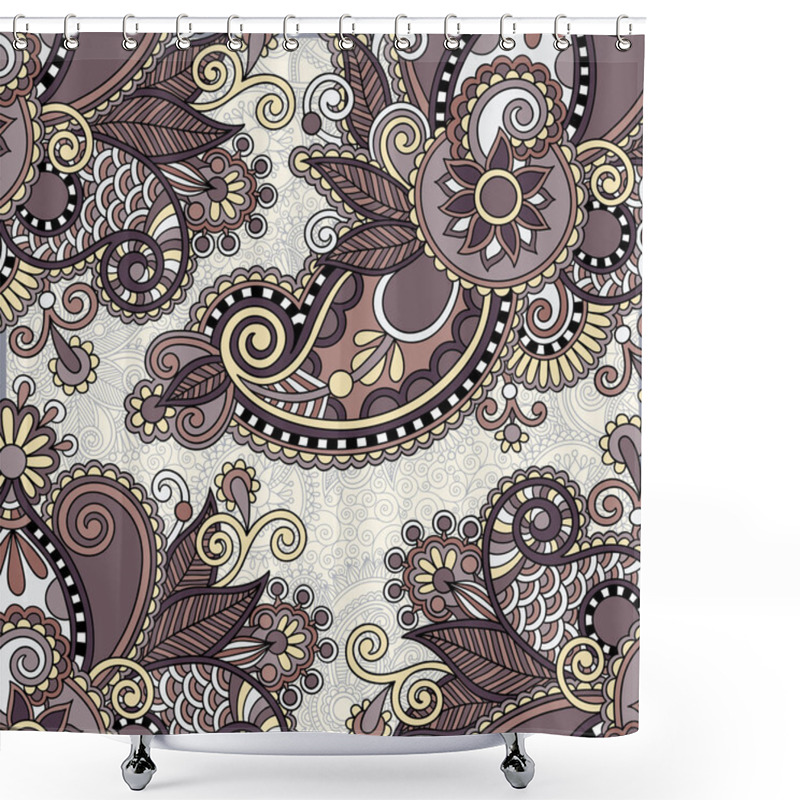 Personality  Ornate Floral Card Announcement Shower Curtains