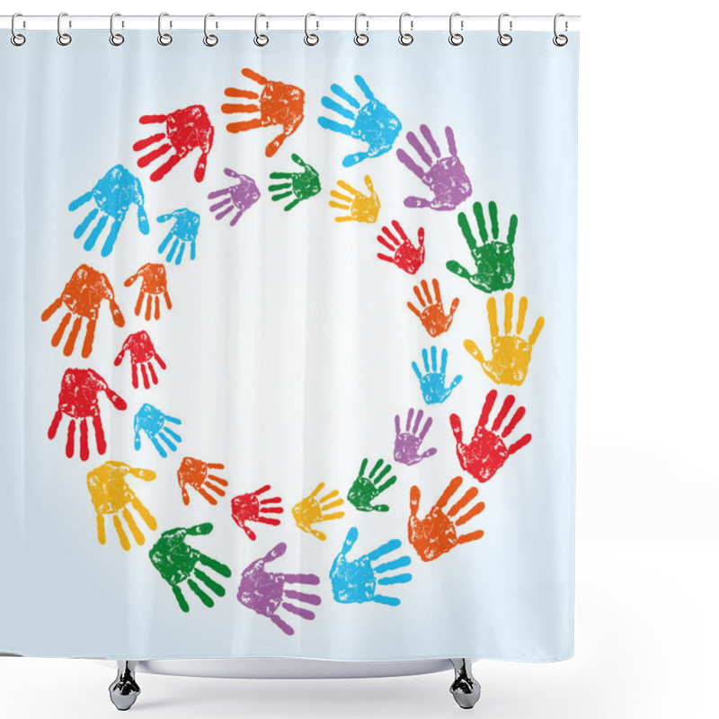 Personality  Abstract Background Shower Curtains