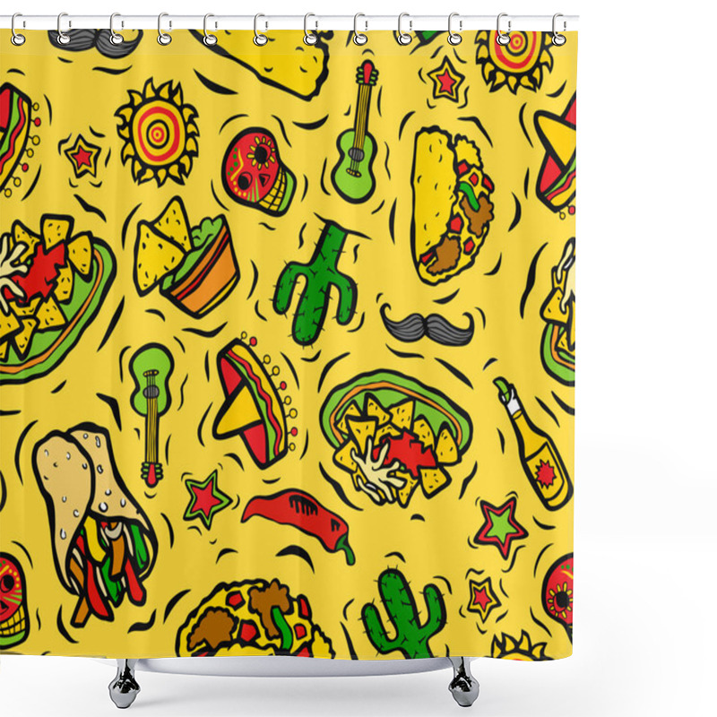 Personality  Mexican Stuff Shower Curtains