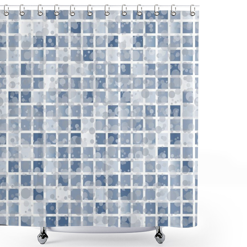 Personality  Seamless Tile Pattern Shower Curtains