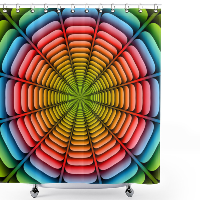 Personality  Abstract Flower Background Shower Curtains