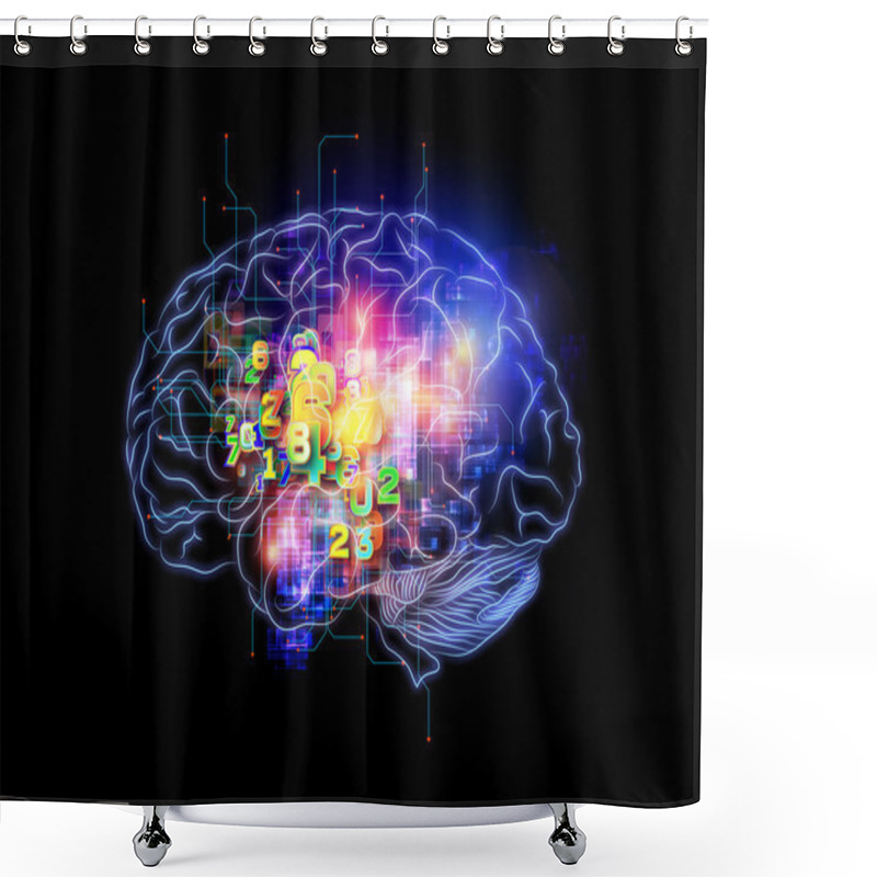 Personality  Lights Of Ideas Shower Curtains