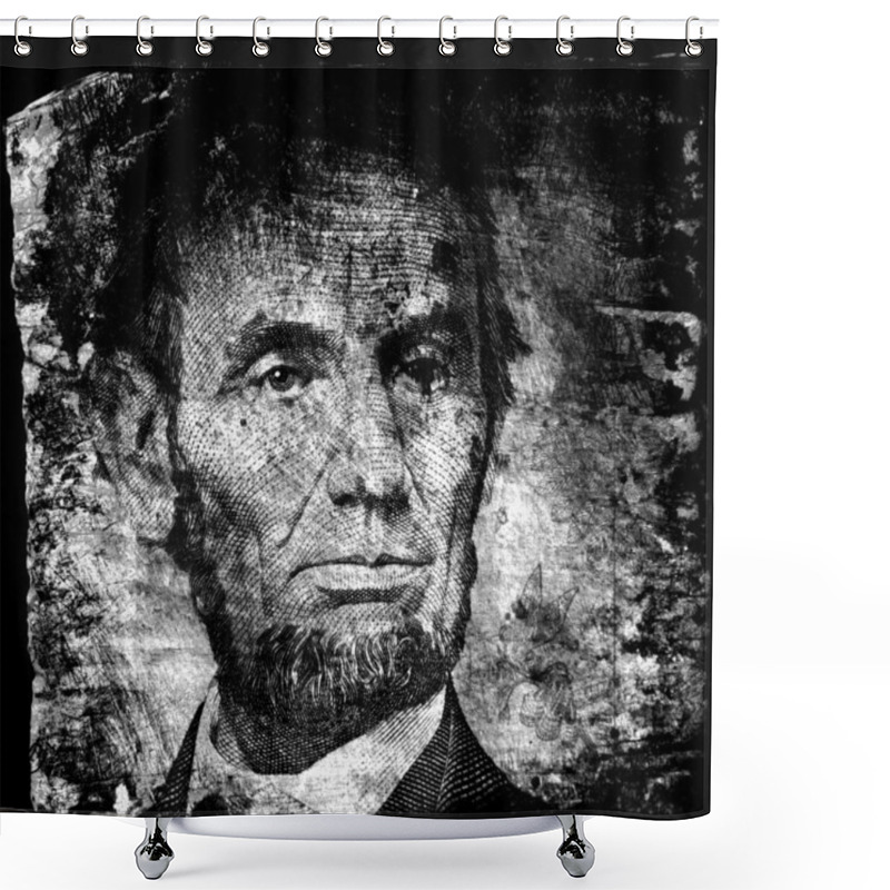 Personality  US Dollar Shower Curtains