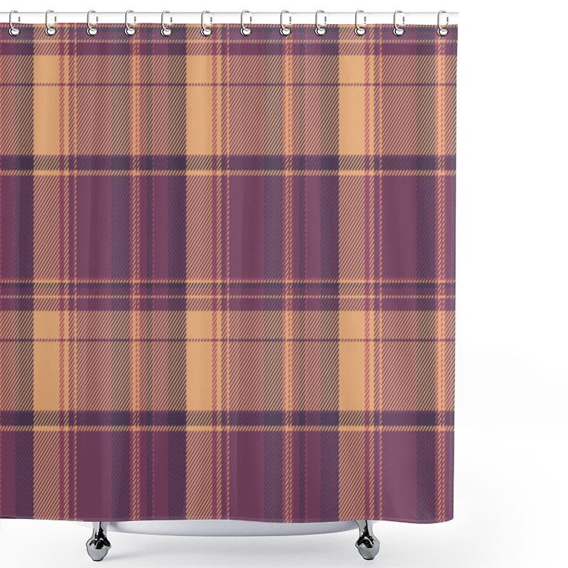 Personality  Elegant Autumnal Plaid Pattern In Warm Earth Tones.  Perfect For Textile Design, Website Backgrounds, Or Fallthemed Projects.  Subtle Texture Adds Visual Interest. Shower Curtains