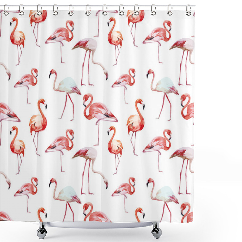 Personality  Flamingo Pattern Shower Curtains