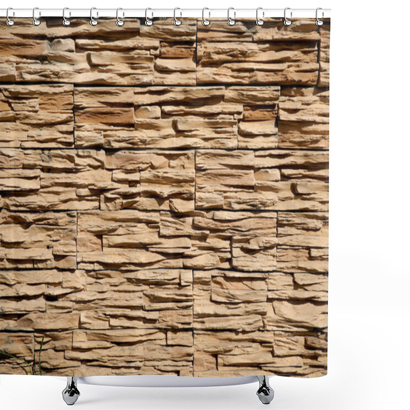 Personality  It Is Horizontal Modern Brick Wall For Pattern And Background. Shower Curtains