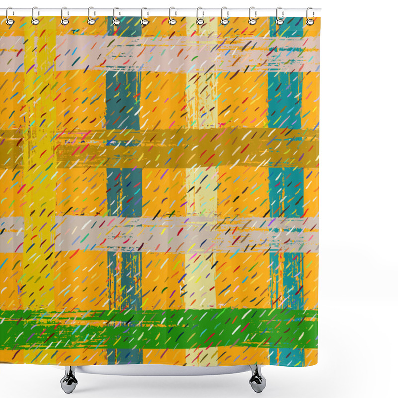 Personality  Geometric Pattern Shower Curtains