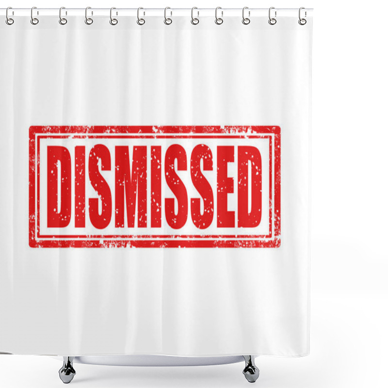 Personality  Dismissed - Stamp Shower Curtains