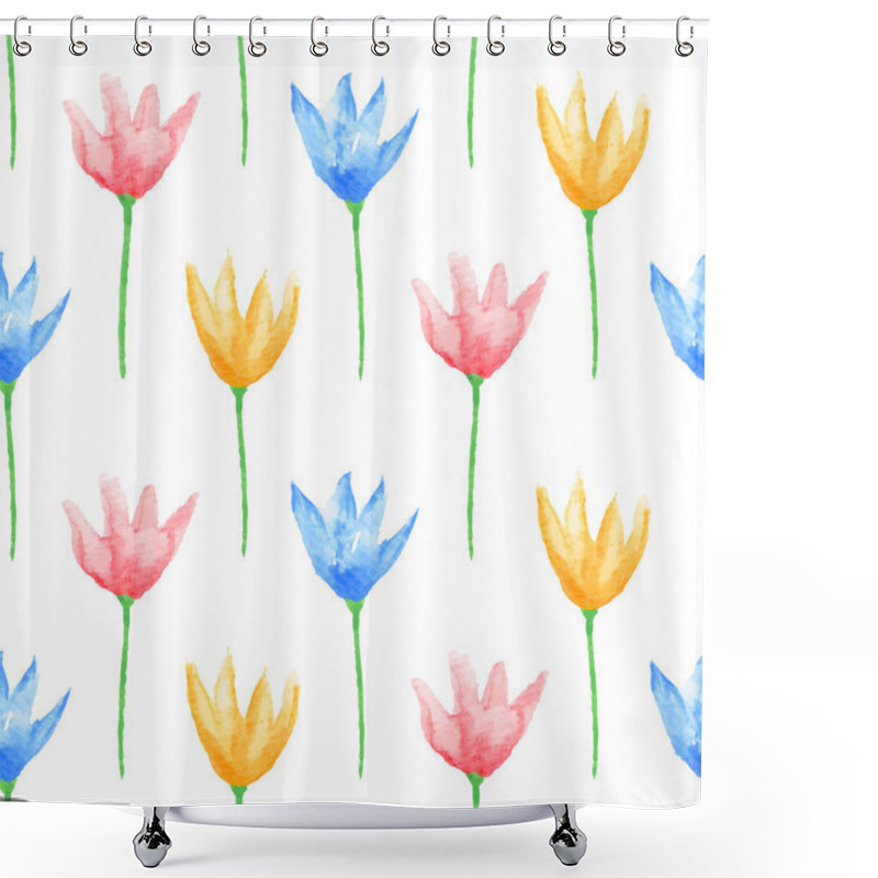 Personality  Seamless Floral Pattern. Shower Curtains