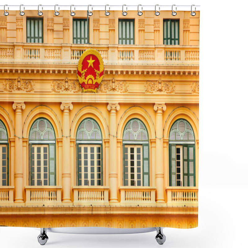 Personality  Old Colonial Building In Hanoi, Vietnam. Shower Curtains