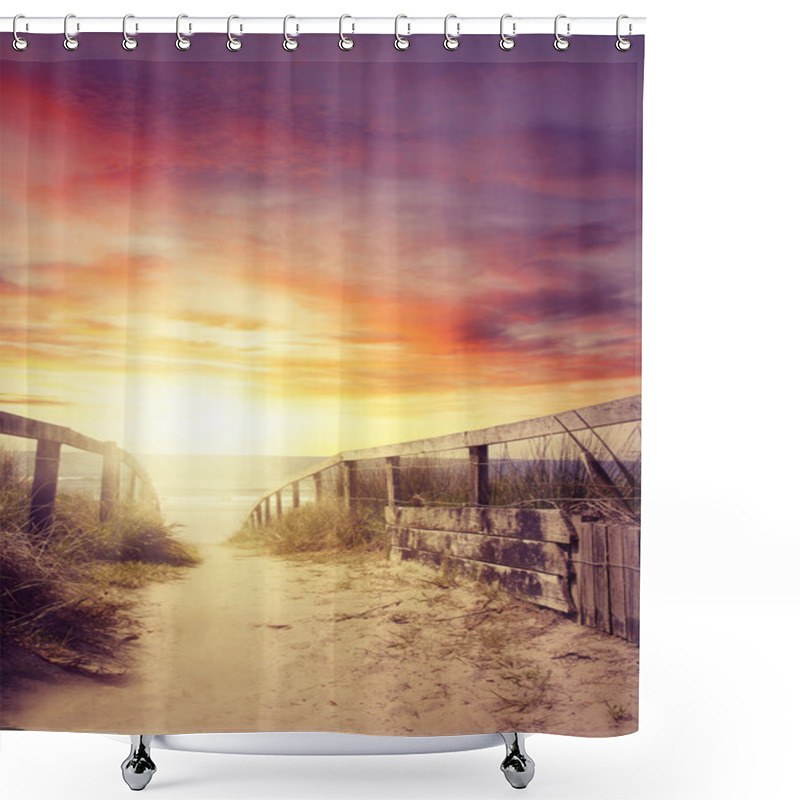 Personality  Walkway Shower Curtains