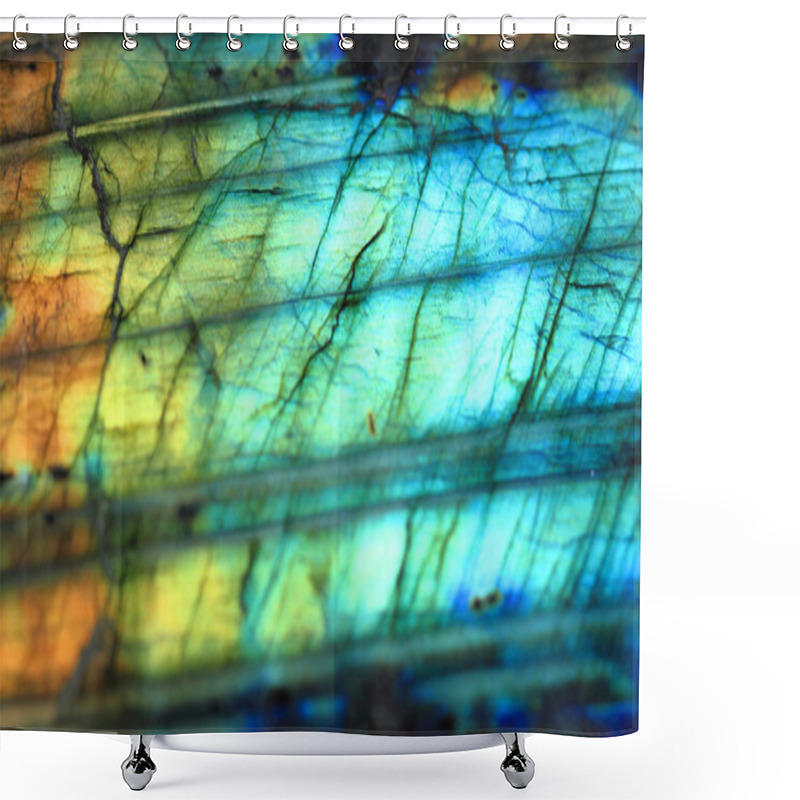 Personality  Labradorite Mineral Background Shower Curtains