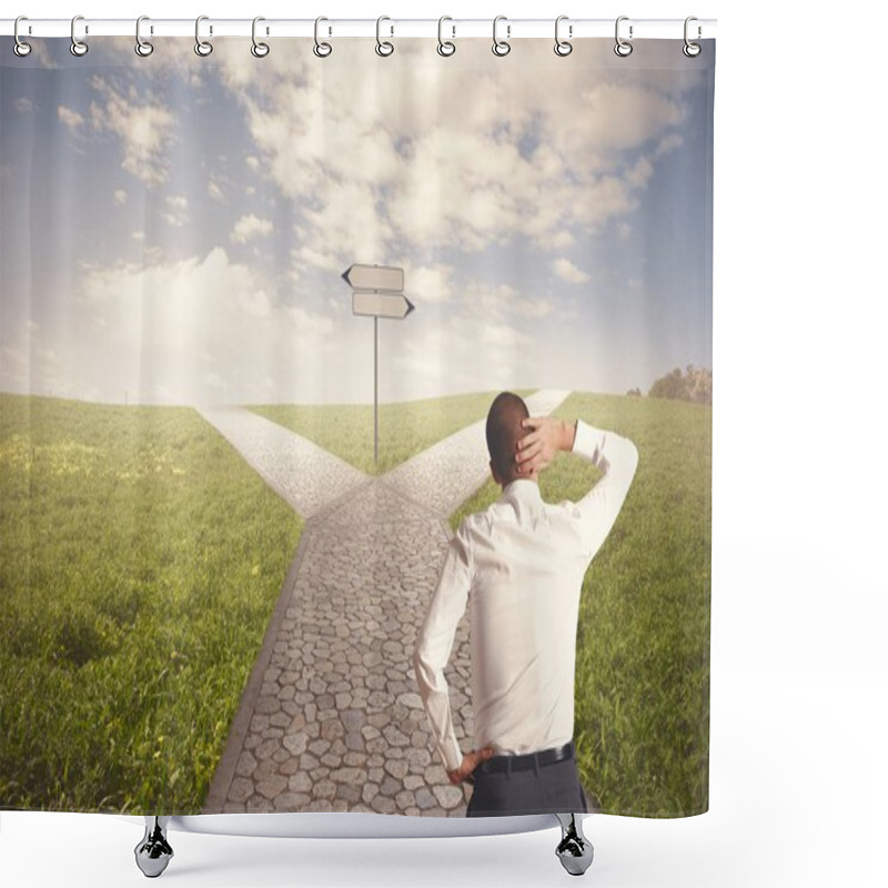 Personality  The Right Destination Shower Curtains