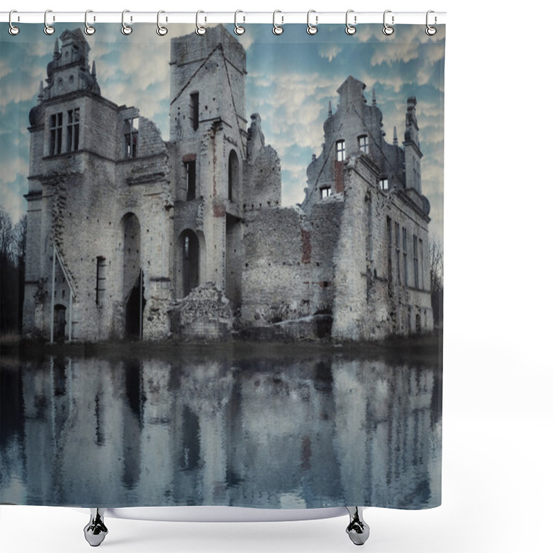 Personality  Flood And Ruins Shower Curtains