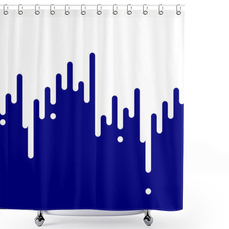 Personality  Dripping Paint Abstract Background Shower Curtains