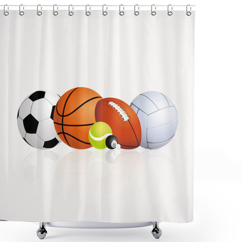 Personality  Sports Shower Curtains