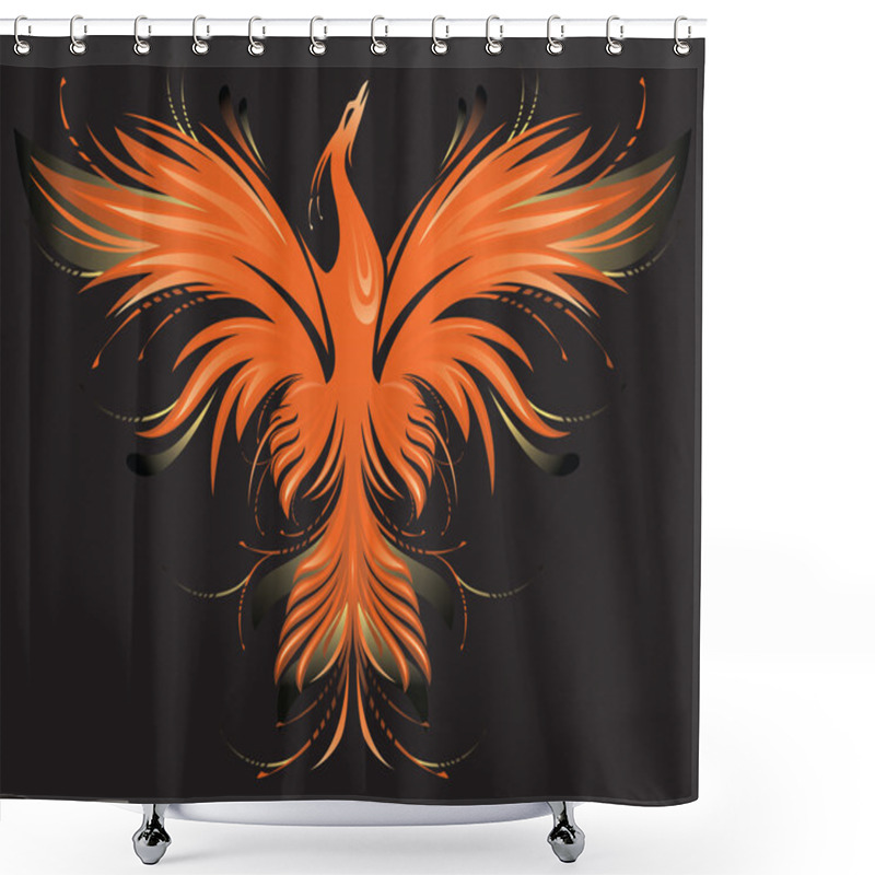 Personality  Phoenix Shower Curtains