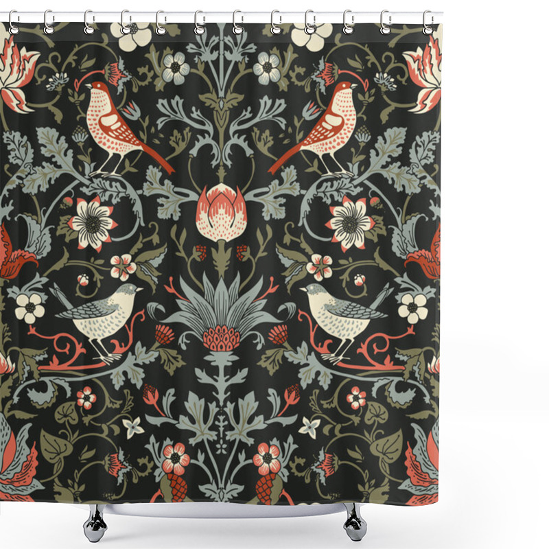 Personality  Magic Forest Background. Shower Curtains