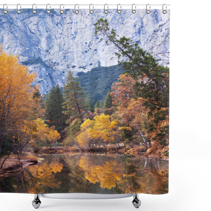 Personality  Autumn River Shower Curtains