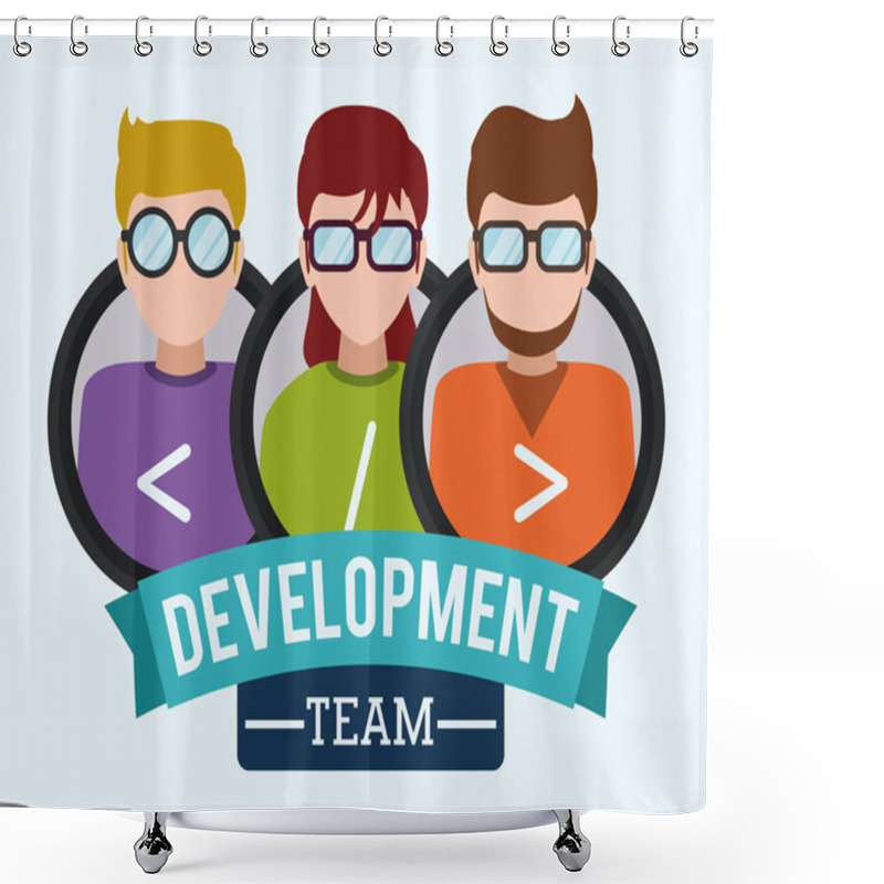 Personality  Web Developer Design. Shower Curtains