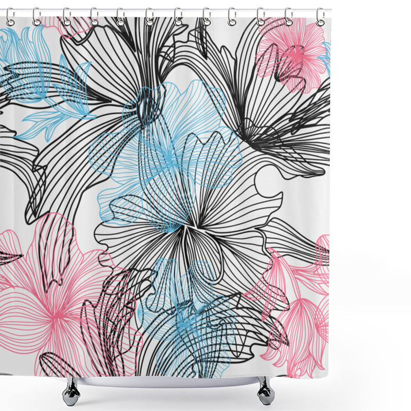 Personality  Seamless Pattern Shower Curtains