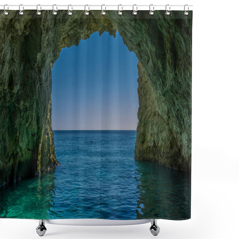 Personality  Is The Cave Departure Shower Curtains