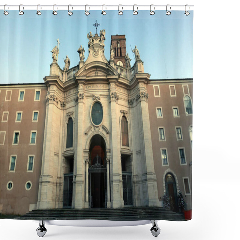 Personality  Santa Croce Di Gerusallemme Church In Rome Shower Curtains