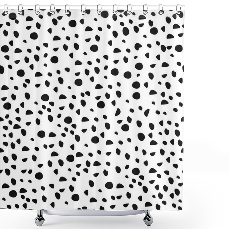 Personality  Abstract Polka Dot Pattern Shower Curtains